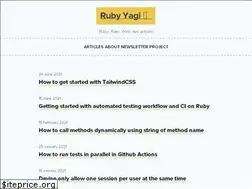 Sites similar to rubyyagi.com