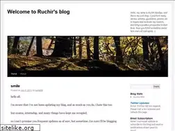 Sites similar to ruchir89.wordpress.com