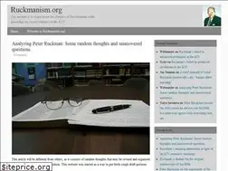 Sites similar to ruckmanism.org