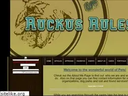 Sites similar to ruckusrules.com