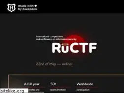 Sites similar to ructf.org