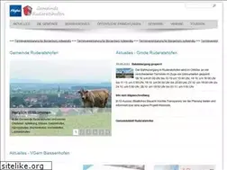 Sites similar to ruderatshofen.de