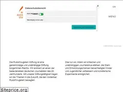 Sites similar to rudolf-augstein-stiftung.de
