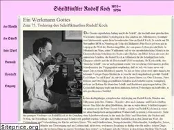 Sites similar to rudolfkoch.de