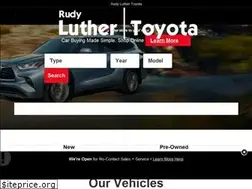 Sites similar to rudyluthertoyota.com