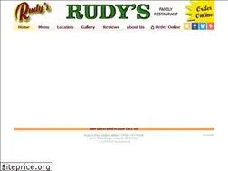 Sites similar to rudysfamilyrestaurant.com
