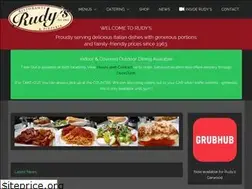 Sites similar to rudysitalianrestaurant.com
