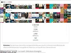 Sites similar to rue-des-livres.com