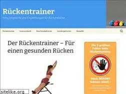 Sites similar to rueckentrainer-tests.de