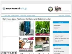 Sites similar to rueckwand-shop.de