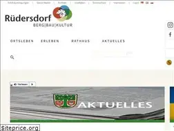Sites similar to ruedersdorf.de