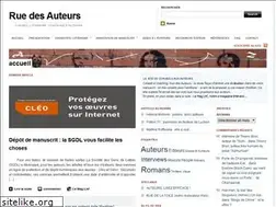 Sites similar to ruedesauteurs.net