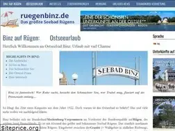 Sites similar to ruegenbinz.de