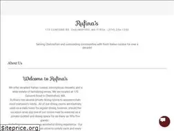 Sites similar to rufinas.com