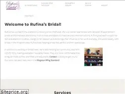Sites similar to rufinasbridal.com