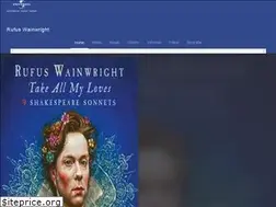 Sites similar to rufuswainwright.de