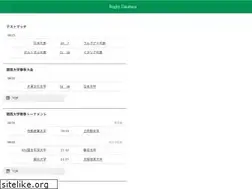 Sites similar to rugbydb.tokyo