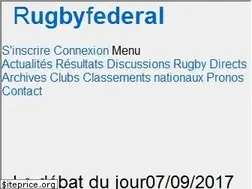 Sites similar to rugbyfederal.com