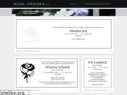 Sites similar to ruheinfrieden.de