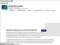 Sites similar to ruhrtalklinik.de