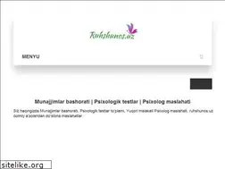 Sites similar to ruhshunos.uz