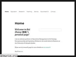 Sites similar to rui-zhang.org