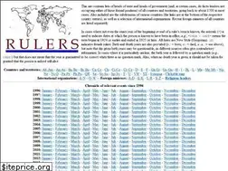 Sites similar to rulers.org