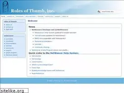 Sites similar to rules-of-thumb.com