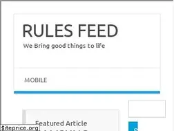 Sites similar to rulesfeed.com