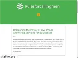 Sites similar to rulesforcallingmen.com