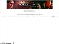 Sites similar to rulesofattraction.com