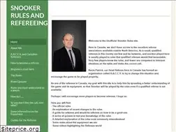 Sites similar to rulesofsnooker.com
