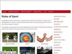 Sites similar to rulesofsport.com