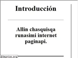 Sites similar to runasimi.org