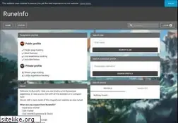 Sites similar to runeinfo.com