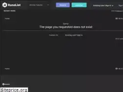 Sites similar to runelist.io