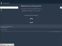 Sites similar to runes.gg