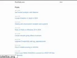 Sites similar to runrails.com