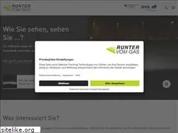 Sites similar to runtervomgas.de