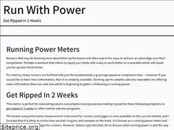 Sites similar to runwithpower.net