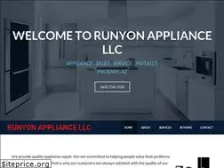 Sites similar to runyonappliance.com