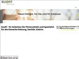 Sites similar to ruoff-solar.de