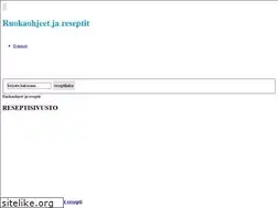 Sites similar to ruokaohjeet.fi
