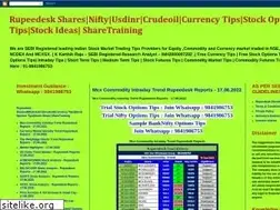 Sites similar to rupeedesk.blogspot.com