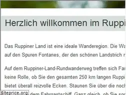 Sites similar to ruppiner-land-rundwanderweg.de