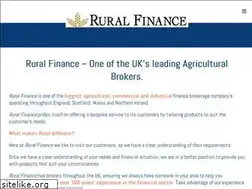 Sites similar to rural-finance.co.uk