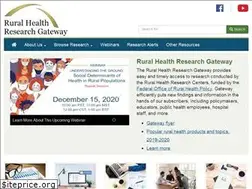 Sites similar to ruralhealthresearch.org