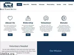 Sites similar to ruraltransitservice.org