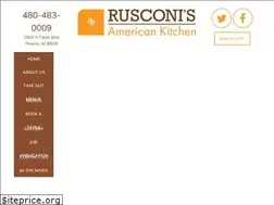 Sites similar to rusconiskitchen.com