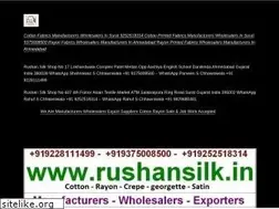 Sites similar to rushansilk.in